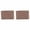 Brown*2, variant on Waffle Hand Towel Striped Pattern Soft 100% Cotton Ultra Absorbent Hand Towels for Bathroom 13.38 x 28.74 Inch (Brown, 2 Pieces)