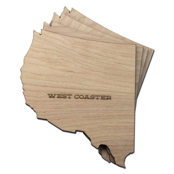 West Coaster Wood Coaster