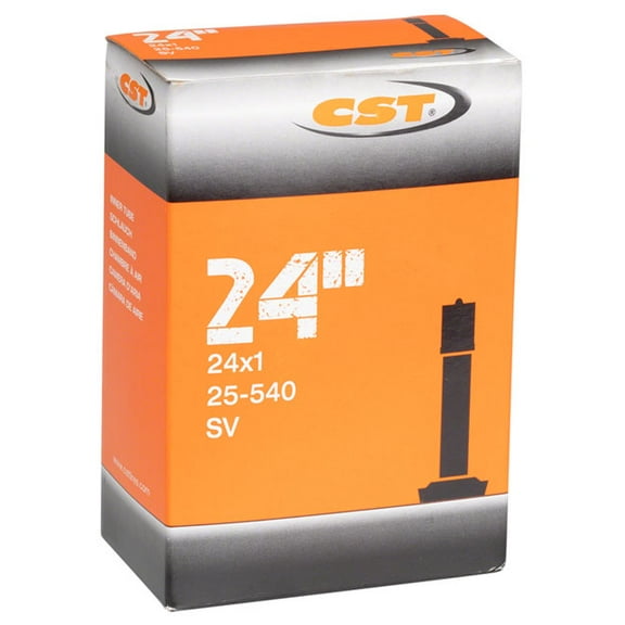 CST 24 x 1 Schrader Valve tube Cheng Shin Tire 25mm Iso Etrto 540
