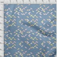 thumbnail image 4 of oneOone Rayon Dusty Blue Fabric Geometric Quilting Supplies Print Sewing Fabric By The Yard 56 Inch Wide-IQ, 4 of 8