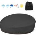 thumbnail image 2 of Funda impermeable para sofá cama roja 210D Funda para sofá cama roja Oxford Funda para muebles de jardín con cuero anti-UV/luz/resistente a la luz negro 210D, 2 of 5