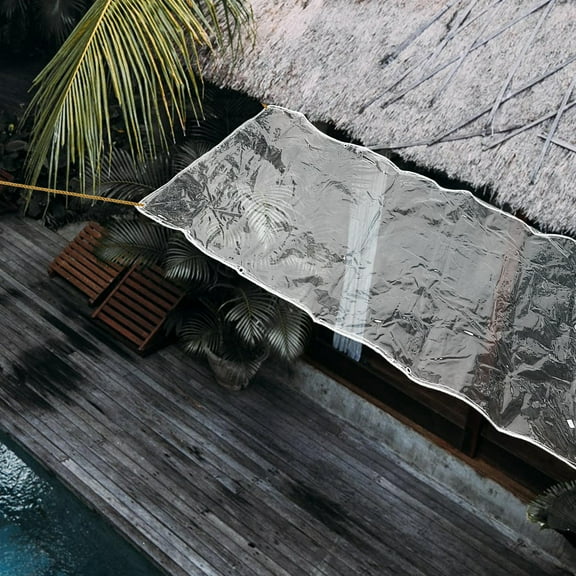 KAKOWELY Heavy Duty Army Tarp Roof Tarp White 1Pcs for Vehicles