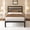 Black, variant on Full Size Metal Bed Frame, Heavy Duty Platform Bed Frame with Headboard, Under Bed Storage, Strong Metal Slats Support, Black