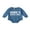 Blue, variant on Bagilaanoe Newborn Baby Girl Boy Oversized Romper Sweatshirt Long Sleeve Bodysuit  Letter Print Pullover 3M 6M 9M 12M Infant Casual Tee Tops