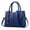 Dark Blue, variant on Womens Leather Handbags Purses Medium Top Handle Totes Satchel Crossbody Shoulder Bag for Ladies Work