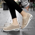 thumbnail image 6 of YOURDIARY Adjustable Hook and Loop Wide Fit Casual Walking Shoes, Breathable Mesh Air Cushion Non Slip Comfort Sneakers for Women Seniors, 6 of 9
