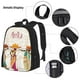 thumbnail image 3 of Disketp Black African Woman Mochila Estampada de Gran Capacidad con Lonchera y Estuche, Set de 3 Piezas para Estudiantes, 3 of 7