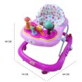 thumbnail image 5 of Andadera para Bebés The Baby Shop con llantas de gel y juguetero Rosa -, 5 of 5