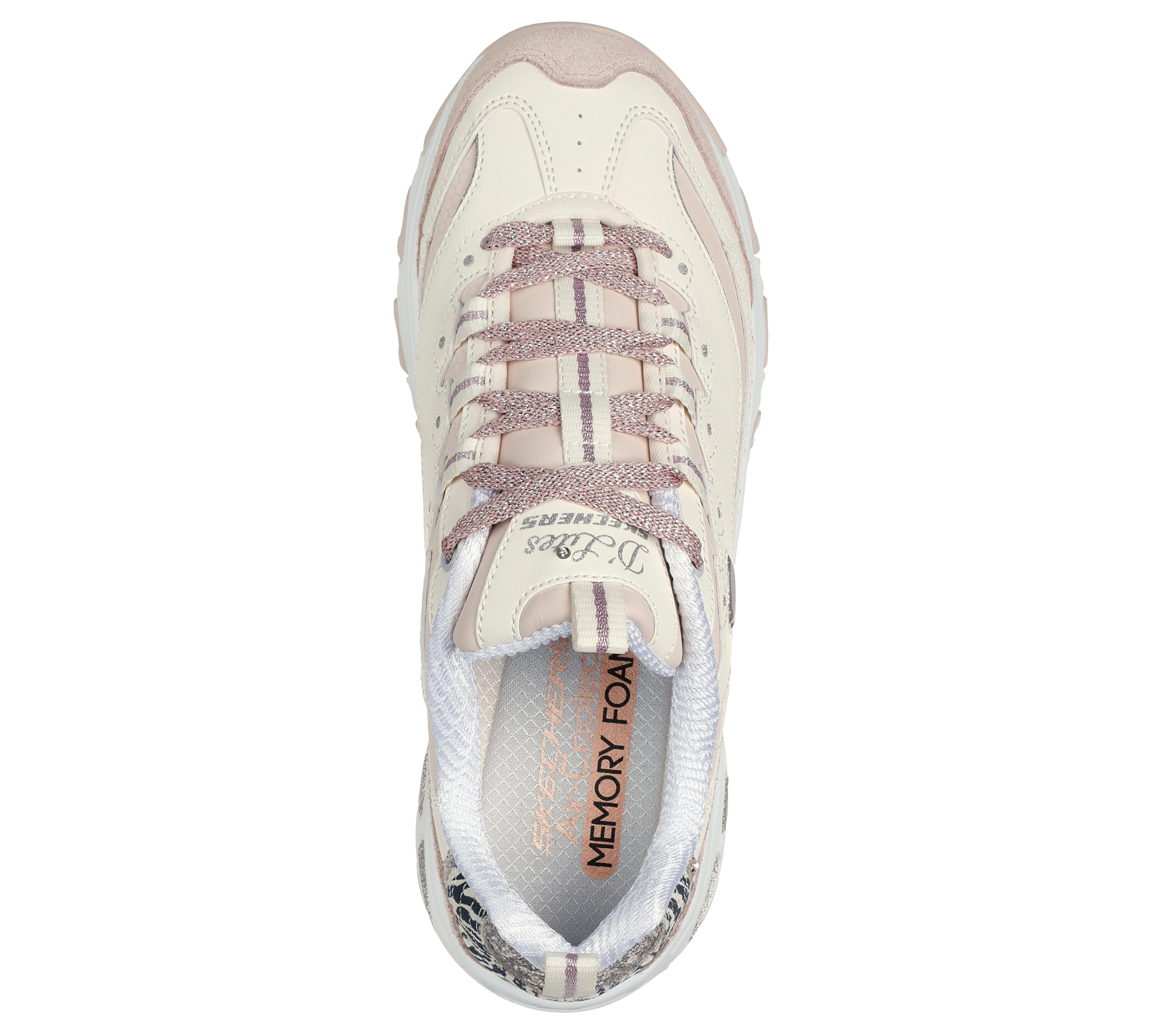 Skechers Women's D'LITES - GOLDEN CHIC Comfort Athletic Sneakers
