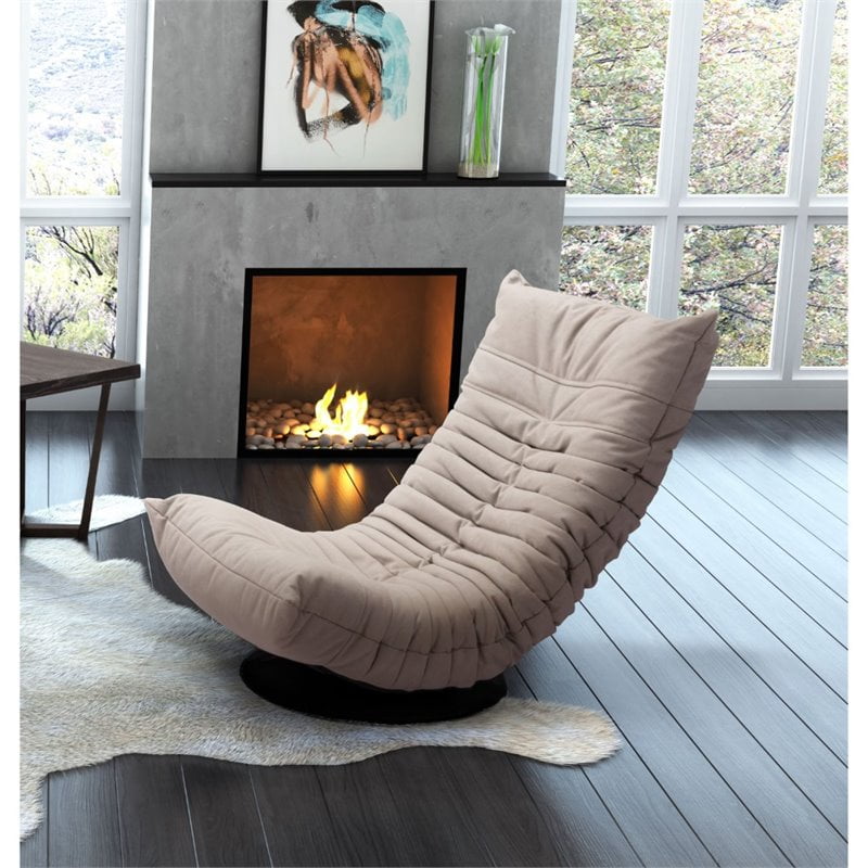 zuo modern down low swivel chair