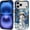 Galaxy Lion Gold, variant on Case for iPhone 17 Air, Durable Drop Protection Shockproof Silicone Hard PC 2 in 1 Hybrid Protective with Stylish Pattern Design Romantic Love Flower
