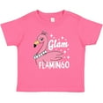 thumbnail image 3 of Inktastic Glam Pink Flamingo with Pearls Girls Baby T-Shirt, 3 of 5