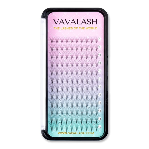 Extensiones de pestañas 3D 4D 5D 6D 8D 9D 10D Espesor 0.07/0.1 C/D Pestañas rizadas Tallo medio y tallo largo Abanicos prefabricados unidos por calor Suministros de extensiones de pestañas de volumen
