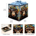 thumbnail image 3 of Toucan Foldable Cube Organizer with Handle, 10.8"x10.5"x10.6", Large Capacity Storage Box and Organizer Bins, 3 of 6