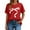 Red, variant on Valentines Day Tops for Women Pink Cute Bow Print T-Shirt - Soft Casual Short Sleeve Tee for Date Night & Gift,Size 3XL
