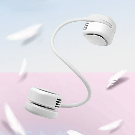 

GEHGWP Foldable Bladeless Personal Fan Lightweight USB Rechargeable Mini Pocket Fan With 360° Adjustable Flexible Hose For Women Men Kids okay than