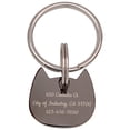 thumbnail image 6 of Cat Tag Personalized Stainless Steel Tag - Cute of Cat Tag Kitten Head Shape Tag with Star and Moon Icon - Cat Name Tag for Collar [Black, Only Front Engraving], 6 of 10