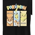 thumbnail image 3 of Pokémon - Pikachu and Eevee Pastel  - Women's Short Sleeve Graphic T-Shirt, 3 of 5
