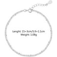 thumbnail image 4 of Dainty Shiny 925 Sterling Silver Bracelets for Women 14K Gold Plated Simple Twist Rope Chain Bracelet Minimalist Adjustable Link Charm Bracelet Jewelry Birthday Gifts for Mom, 4 of 6