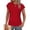*Red, variant on ClodeEU Womens Summer Tops Casual Cap Sleeve Round Neck T Shirts,Trendy Tunic Clothes Fashion Tee Black,Womens Plus XL
