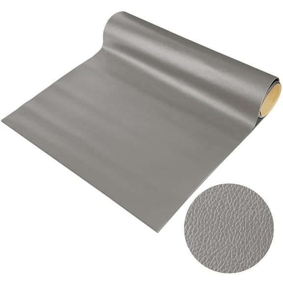 Leather Repair Tape Patch, 15 x 78 inch Self-Adhesive Leather Repair Patch Cuttable for Furniture, Sofa, Seat Backrest, Car Interior, Bags, Vinyl Repair Patch Kit DEWEL