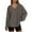 Dark Gray, variant on Besolor Womens Oversized T-Shirt V Neck Long Sleeve Casual Loose Solid Color Basic Tee Tops Fall Spring Clothes