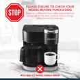 thumbnail image 3 of 12-cup Coffee Carafe Compatible With K-duo  K Duo Hot & Iced - Will Not Fit Single Serve, 3 of 7