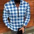 thumbnail image 3 of Dagugfen Long Sleeve Shirts for Men Button up Business Casual Regular Fitting Plaid Shirts Fall, 3 of 8