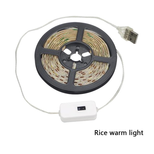 Advancent Tira de luces LED, lámpara resistente al agua, lámpara de barra con Sensor infrarrojo de mano USB para armario de cocina y TV Iluminación y accesorios Blanco cálido 4M Advancent HA002683-04