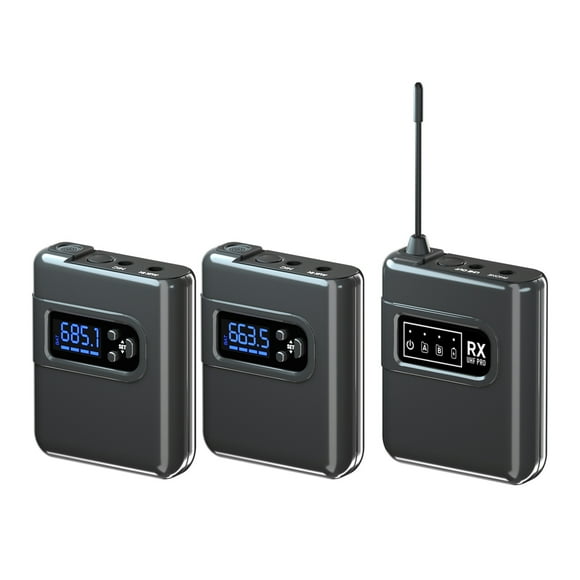 Microphone,Interview Conference Online Live Tablet Interview Camera Laptop Tablet Receiver 1 Receiver Lavalier With Mic Compatible Pc Tablet Dslr Camera Compatible With Lavalier 2 Receiver Mic 2 1