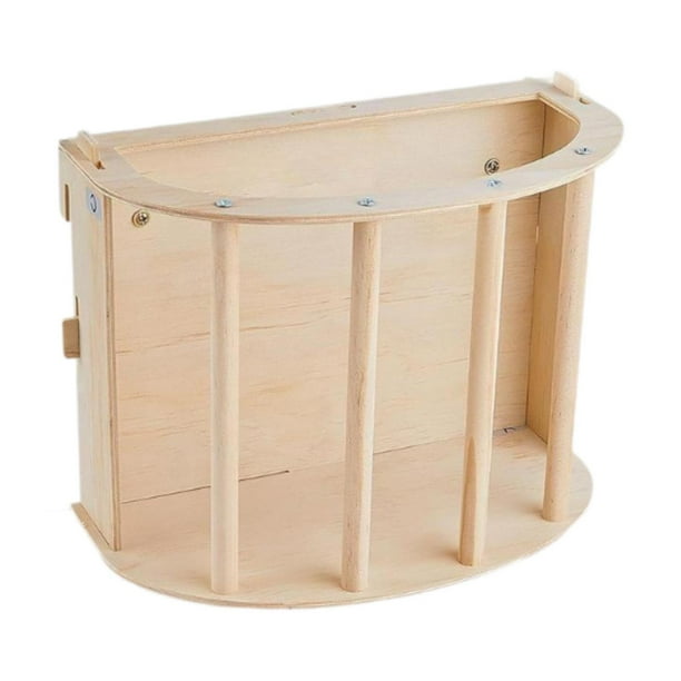 Alimentador de heno para conejo, estante de comida de heno, dispensador de hierba menos desperdiciado, soporte de alimentación de animales pequeños