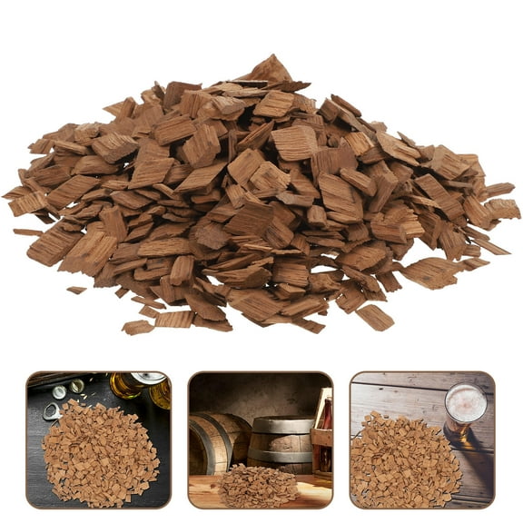 DRAFIDEEP Wine Making Equipment Oak Chips 1 Pack Brown Square Shape For Wine And Whiskey Beverage Production