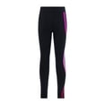 thumbnail image 4 of YONGHS Kids Girls Ice Figure Skating Pants Practice Thin Tights Trousers Training Skate Leggings Black&Pink 14, 4 of 6