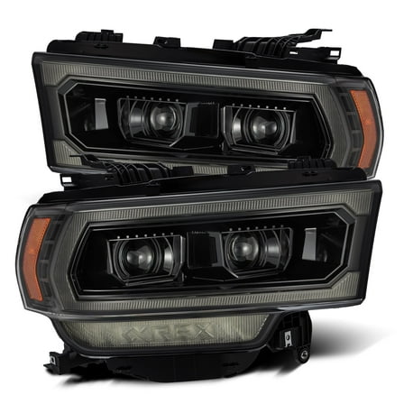 AlphaRex 19-22 Ram 2500/3500/4500/5500 LUXX-Series LED Projector Headlights Alpha-Black