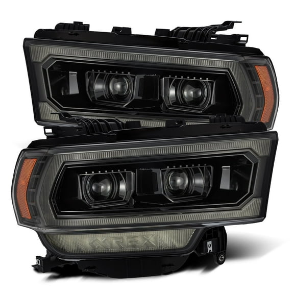 AlphaRex 19-22 Ram 2500/3500/4500/5500 LUXX-Series LED Projector Headlights Alpha-Black