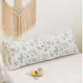 thumbnail image 4 of Move Over Floral Body Pillow Case Botanical Body Pillow Cover 20x54 inch Microfiber Pillowcase 1 Pack, 4 of 8
