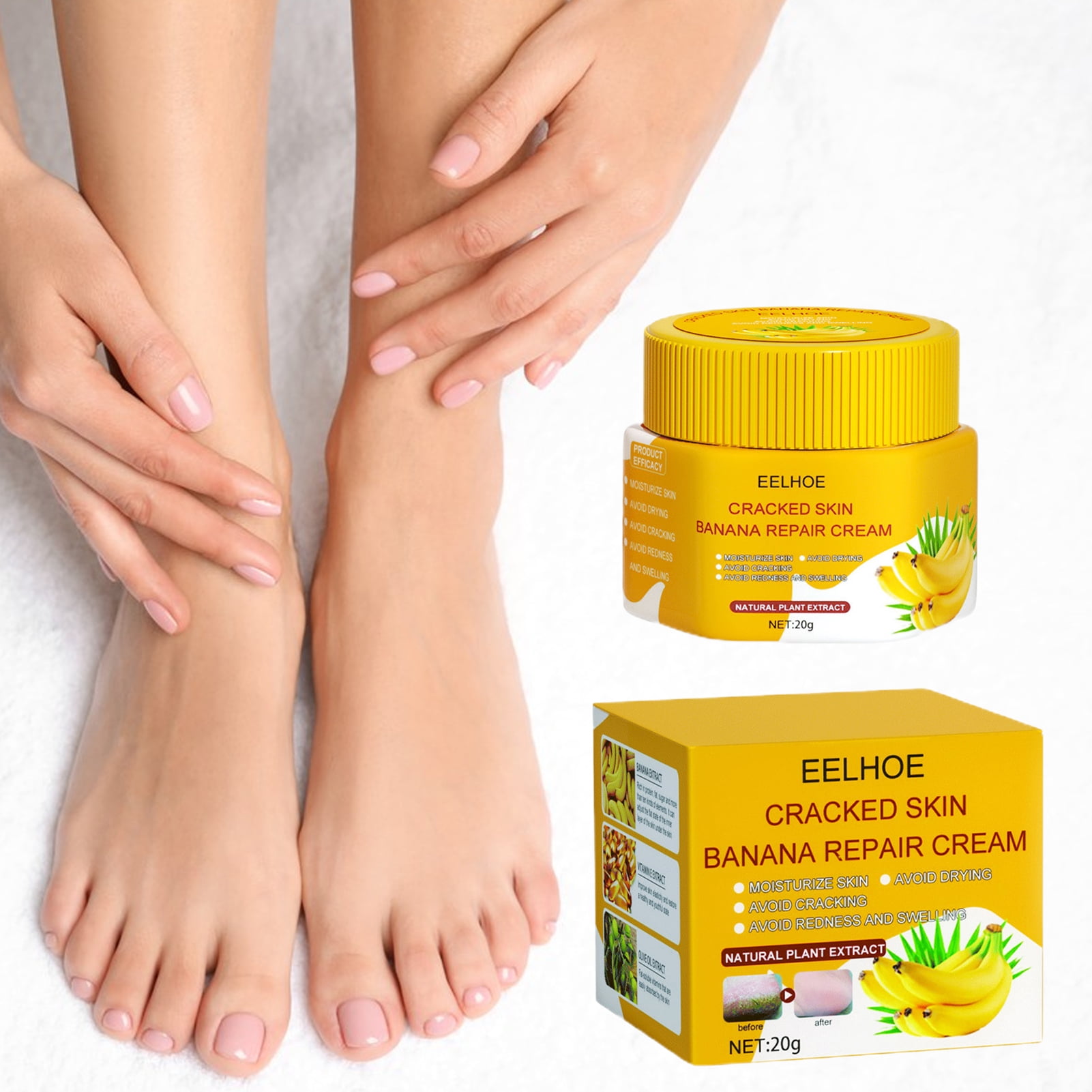 Travelwant 20g/Box Foot Cream No Pumice Stone Callus Remover