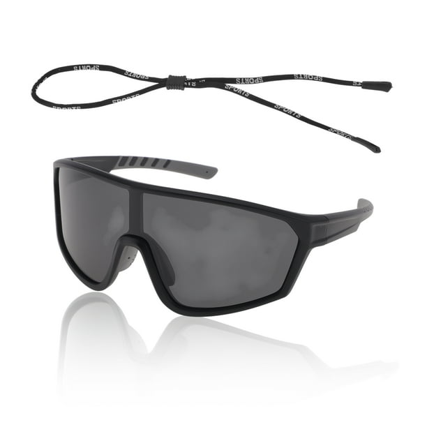 1 Set Gafas de Motociclismo Tri-Acetato de Celulosa PC UV400 Gafas de Sol para Deportes al Aire Libre para Motocross, Moto de Tierra, ATV Lente Negra Marco Negro y Gris