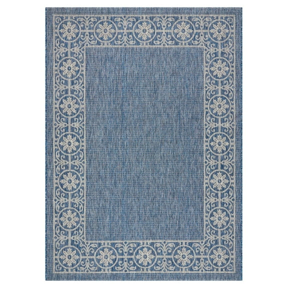 Nourison Garden Party Denim Indoor/Outdoor Area Rug