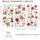 thumbnail image 2 of Juego de 3 calcomanías de rosas y enredaderas para muebles y manualidades (15 x 30 cm). Adhesivos con diseño floral para madera y decoración del hogar., 2 of 9