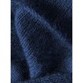thumbnail image 4 of Women's Autumn/Winter Round Neck Solid Color Mohair Dropped Shoulder Long Sleeve Knit Sweater. Combines Casual Fashion And Gentle Fall, 4 of 4