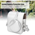 thumbnail image 3 of HELIAHOO Instant Camera Protective Case, PU Retro Camera Bag with Adjustable Removable Strap Rainproof Scratch Proof Protective Cover (Silver) UA24513-3718, 3 of 9