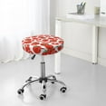 thumbnail image 7 of Kdxio Hand Drawn Tomatoes Print Stool Covers Round,Stretch Round Bar Stool Covers Washable Bar Stool Cushion Slipcover for 12-15 Inch Chair, 7 of 7