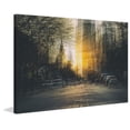 thumbnail image 2 of "Twilight in the City" Painting Print on Wrapped Canvas, 2 of 5