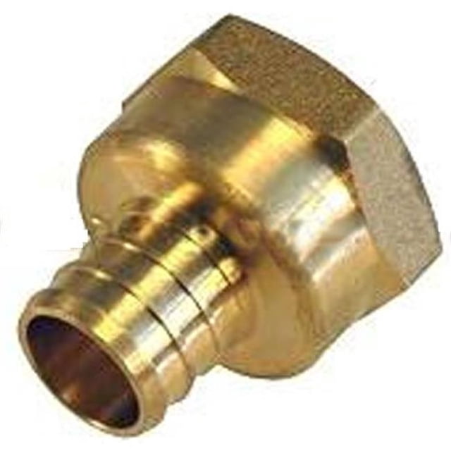 Nabco PZ1025 Nabco Adapter 12 Pex x 0.75 in. Fpt Brass