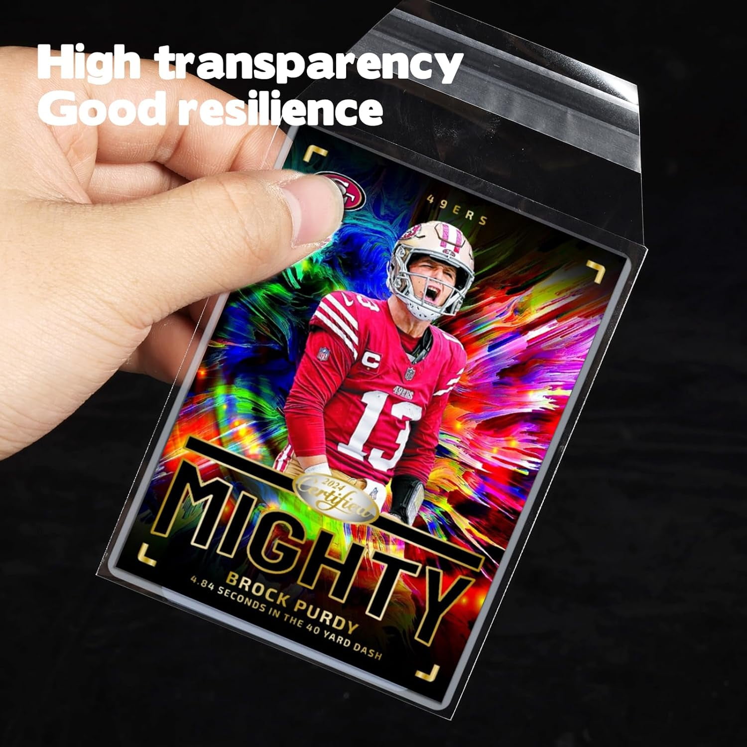 400Pcs Top Loader Sleeves Penny Sleeves for Top Loaders Resealable Team Bags for 35-75PT Rigid Toploader Card Holder Trading Card Sleeves Trading Card Protectors for Semi Rigid Card Holders(3" x 4")