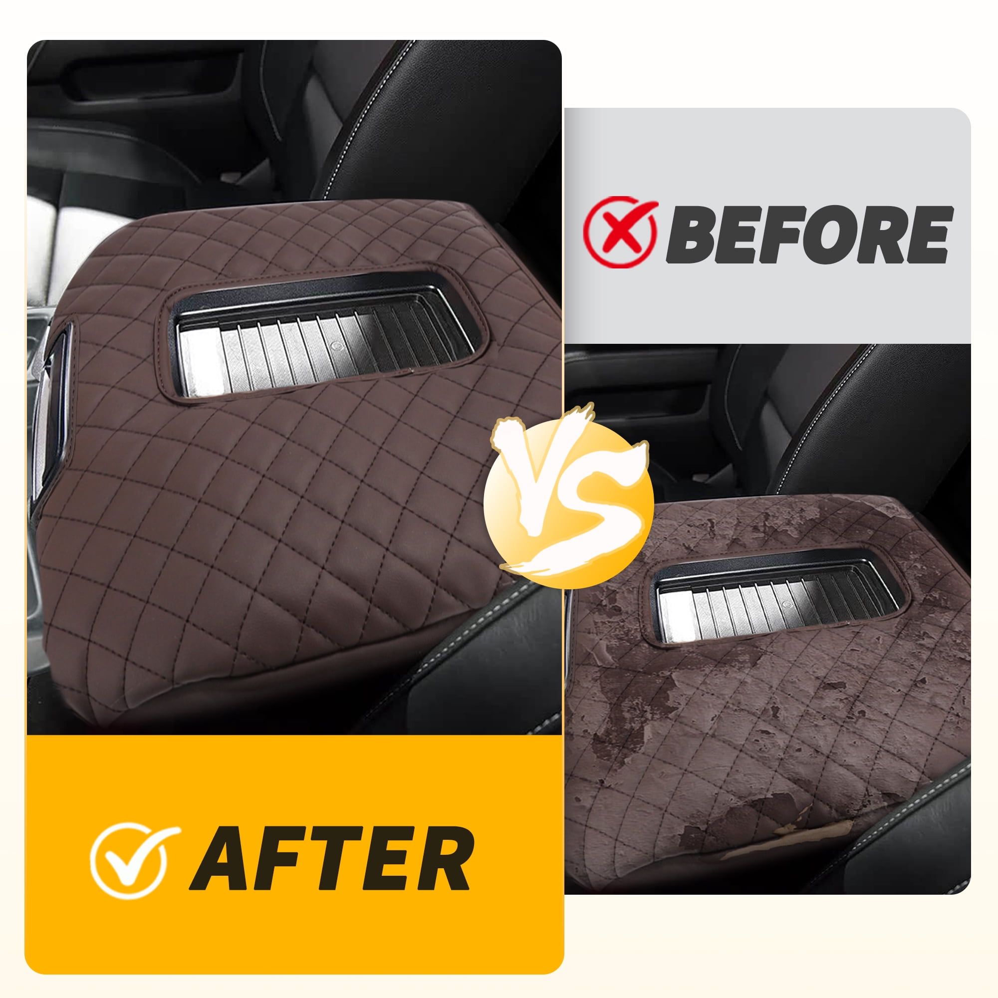 Unique Bargains Center Console Armrest Cover for Chevy