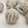 thumbnail image 4 of Juego de decoración de árbol de Navidad Yuarrent lentejuelas brillantes color Blanco, 4 of 6