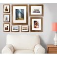 thumbnail image 3 of Mainstays 8x10 Matted to 5x7 Carpenter Joint Walnut Finish Tabletop Frame, 3 of 10