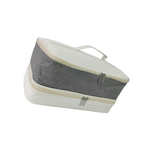 Stgfyxgs Double Layer Carrying Case Travel Hair Dryers Carrying Case Trip Bag Professional Curling Iron Carry Case Hair Appliance Pouch